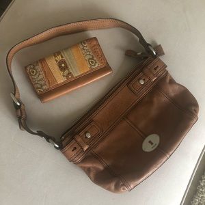 Fossil purse and wallet set
